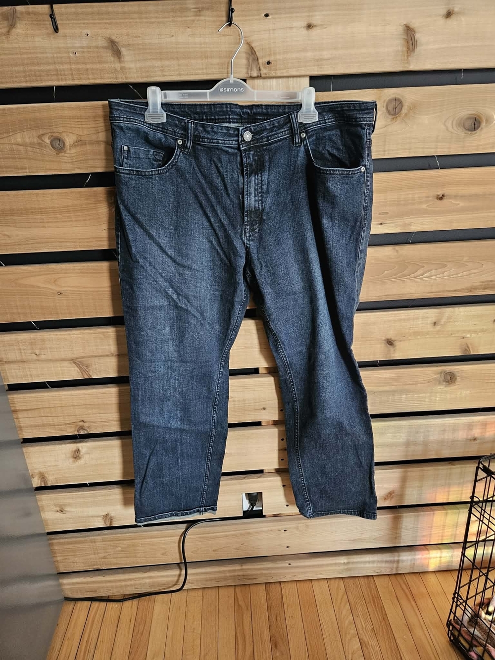 Buffalo David Bitton Dark Blue Relaxed Fit Jeans